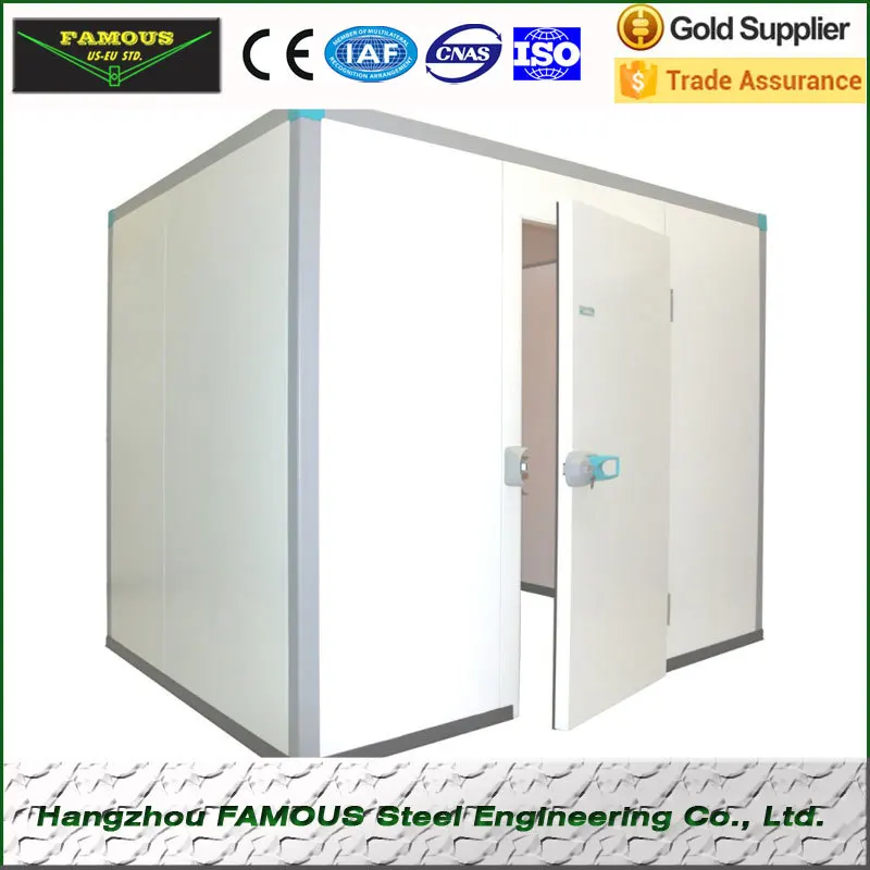 Durable multi-store cold room storage building for foods and vegetables