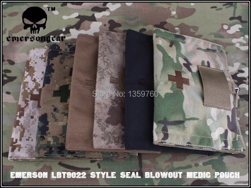 EMERSON LBT9022 Style Seal Blowout Medic Pouch  Utility Pouch MOLLE EM6058  Bags