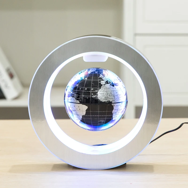 Levitation Floating Globe Rotating Magnetic Mysteriously Suspended In Air World Map Home Decoration Crafts Fashion Holiday Gifts