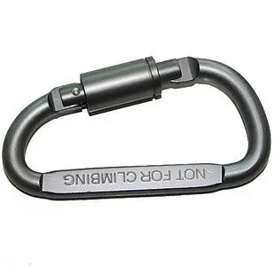 10 pcs /lot  Parachute Lanyard Buckle Mountaineering Buckle KKDS D Shackle Buckle Carabiner