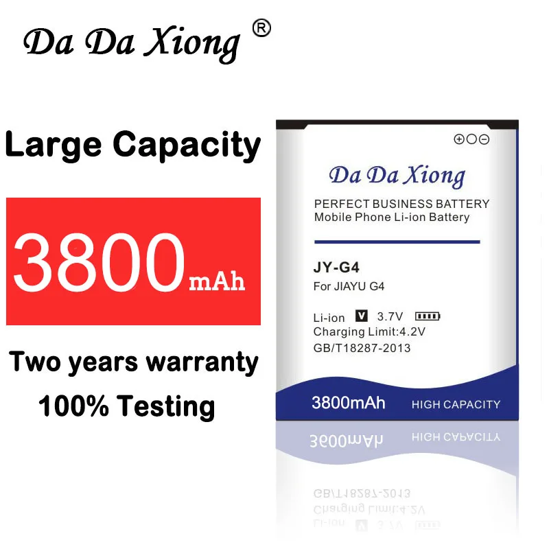 

DaDaXiong 3800mAh JY-G4 JYG4 Phone Battery For Jiayu G4c G4T G4 S G5 S