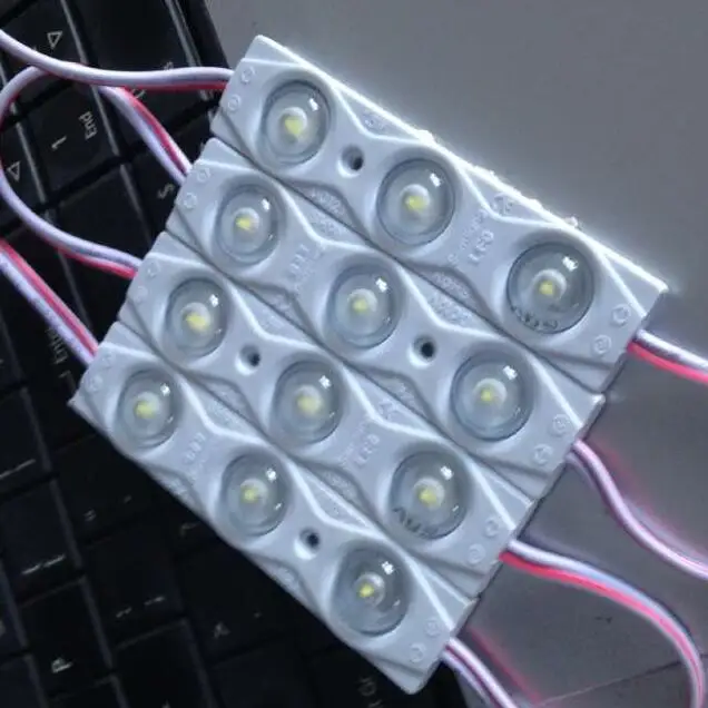 

Waterproof Injection LED Module light DC12V SMD5730 3leds/piece LED module lens Warm white/cool white, free shipping