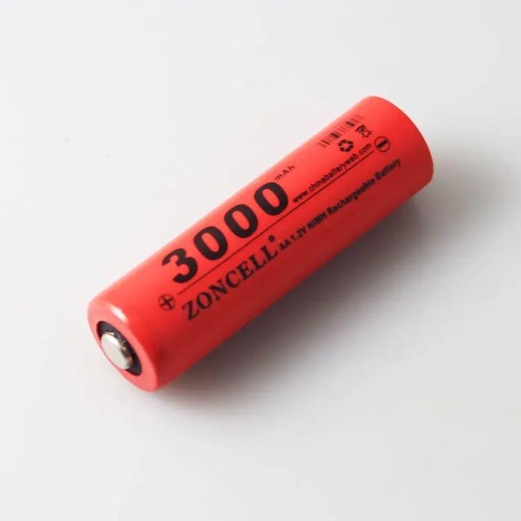 Bateria recarregável aa ni mh, bateria recarregável no para câmera 3000mah 1.2v no