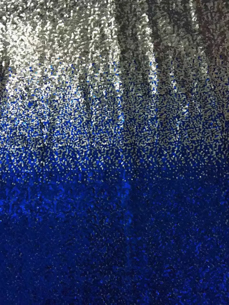 130cm ombre color sequin fabric,red silver,blue silver,black silver,black gold available,XERY-JHC161223D