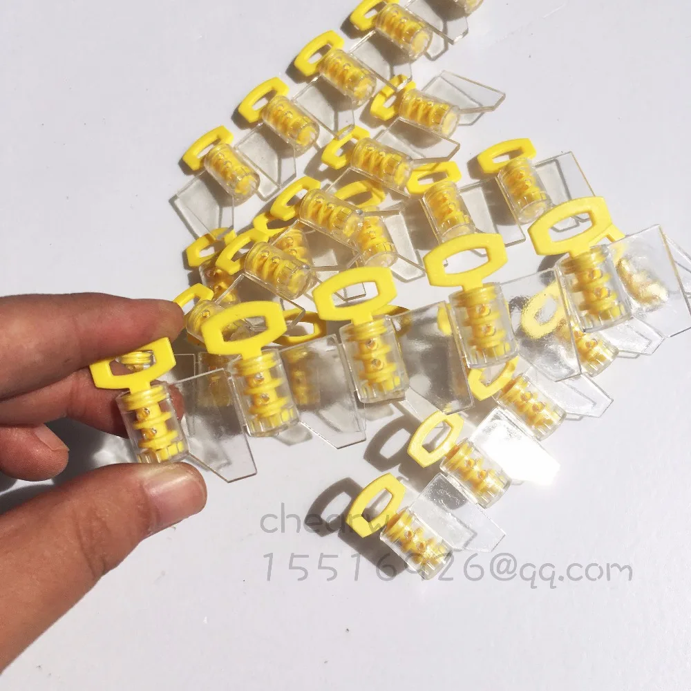 100pieces meter seals plastic seals /one hundred a bag company signs and number guard water electronic laser