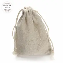 10pcs Jute Drawstring Bags for Gifts #2