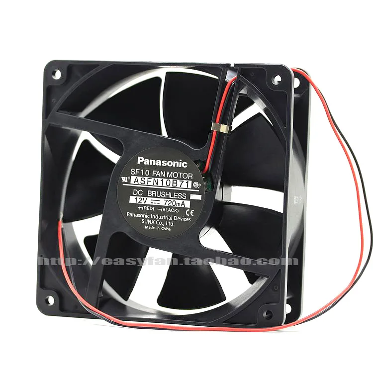 NEW FOR panasonic 12038 12CM ASFAN10B71 12V 720mA cooling fan