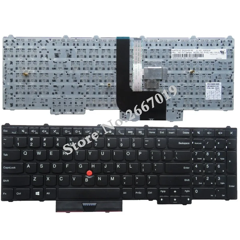 

US New FOR L P50 P50S P70 P70S MT 20EN 20EQ Laptop Keyboard NO Backlit