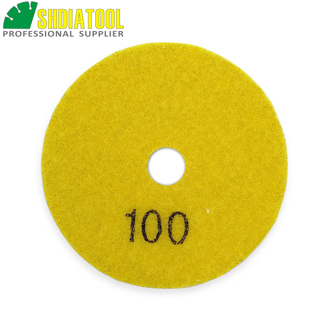 SHDIATOOL 6pcs 80mm #100 Resin Bond Flexible Diamond Dry Polishing Pads 3inch Sanding Disc Granite Marble Ceramic grinding disc