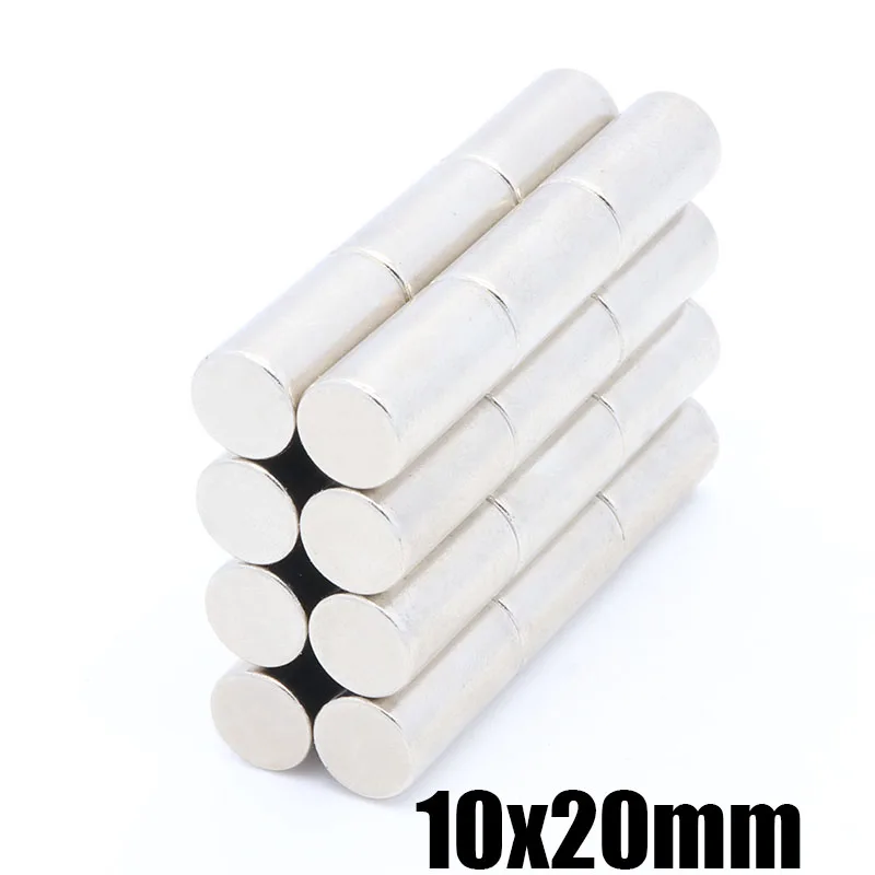 10pcs disc 10mmx20mm super strong cylindrical magnet neodymium magnet 10 * 20mm N35 magnet rare earth magnet 10x20 mm