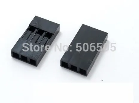 100pcs 2.54mm 3Pin Dupont Plastic Shell Head Plug Dupont Housing Pin Header Jumper Wire Housing Connector