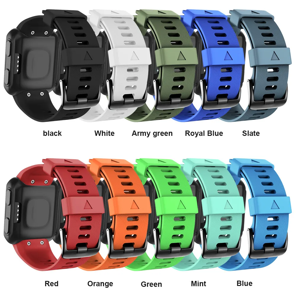 ANBEST Replacement Wristband Watchband Wrist Strap Soft Silicone Band Strap for Forerunner 35 Outdoor Sport Band for Smart Watch