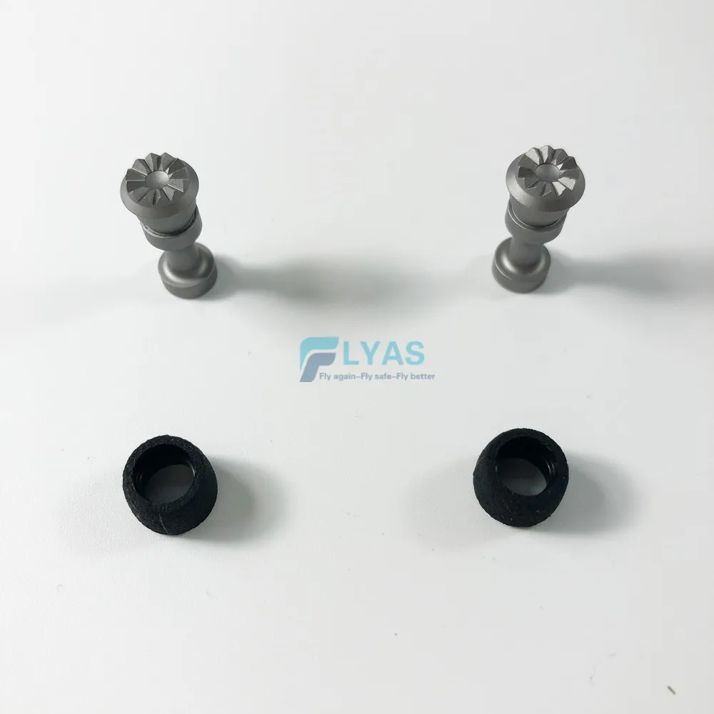 100% الأصلي و جديد التحكم عن بعد عصا نهاية مع لينة المطاط حلقة (2 قطعة) الإبهام الروك ل DJI Mavic 2 برو تكبير تحكم