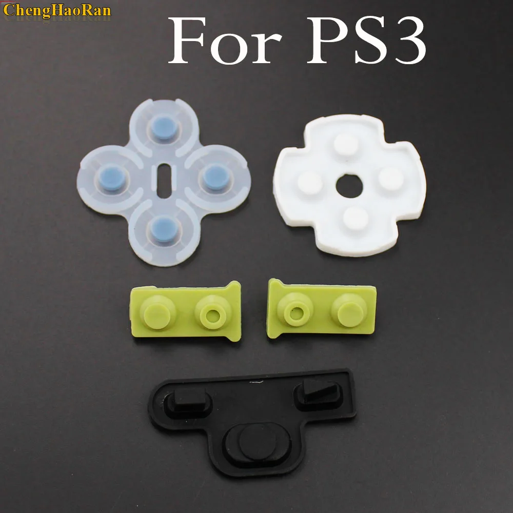ChengHaoRan 1x For Playstation 2 PS2 PS3 Controller Repair Conductive Rubber Silicone D Pad Replacement Parts D-pad