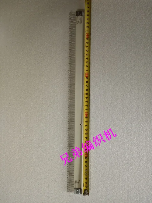 Practical 18''/46cm Stainless Steel Silver Cast on Comb Knitting Machine for all 4.5mm/9mm Brother Knitting Machine needle part