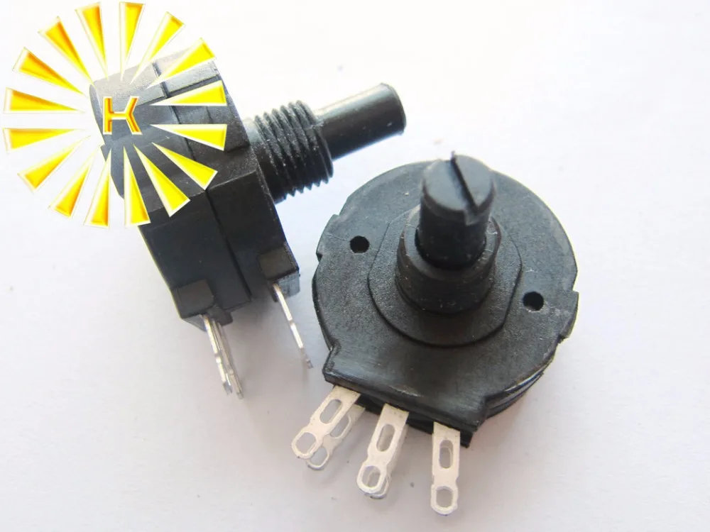 

RVS286 1K 2K 4.7K 5K 10K 20K 47K 50K 100K 200K 470K 1M 2W Carbon Film Seal Duplex Potentiometer Pot replace WTH118 x 20PCS