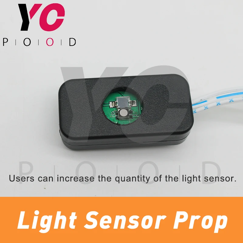 Light Sensor Prop Real Room Escape Game Use laser flashlight or torch strong light to shoot the light sensor to unlock YOPOOD