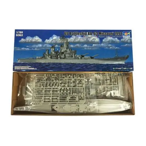 

Trumpeter 1/700 05705 USS Missouri Battleship BB-63 1991 DIY Kit Warship Model TH05368-SMT2