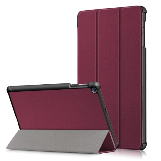 Dla Samsung Galaxy Tab A 10.1 2019 T510 T515 SM-T510 SM-T515 Tablet Case Custer Fold stojak uchwyt odwróć skórzaną pokrywę