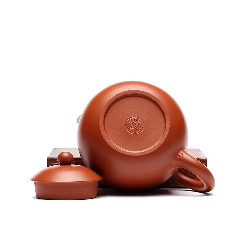 Chinese Yixing Teaware Teapots Tea Pot Kungfu Hand Made Dragon Egg Teapots Zhu Mud Author  230ml