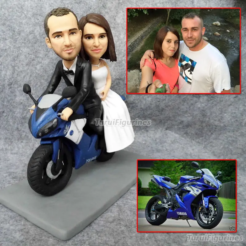 Creative gifts custom family 3 persion with dog figurine home decor decoration birthday cake anniversary wedding souvenir gift