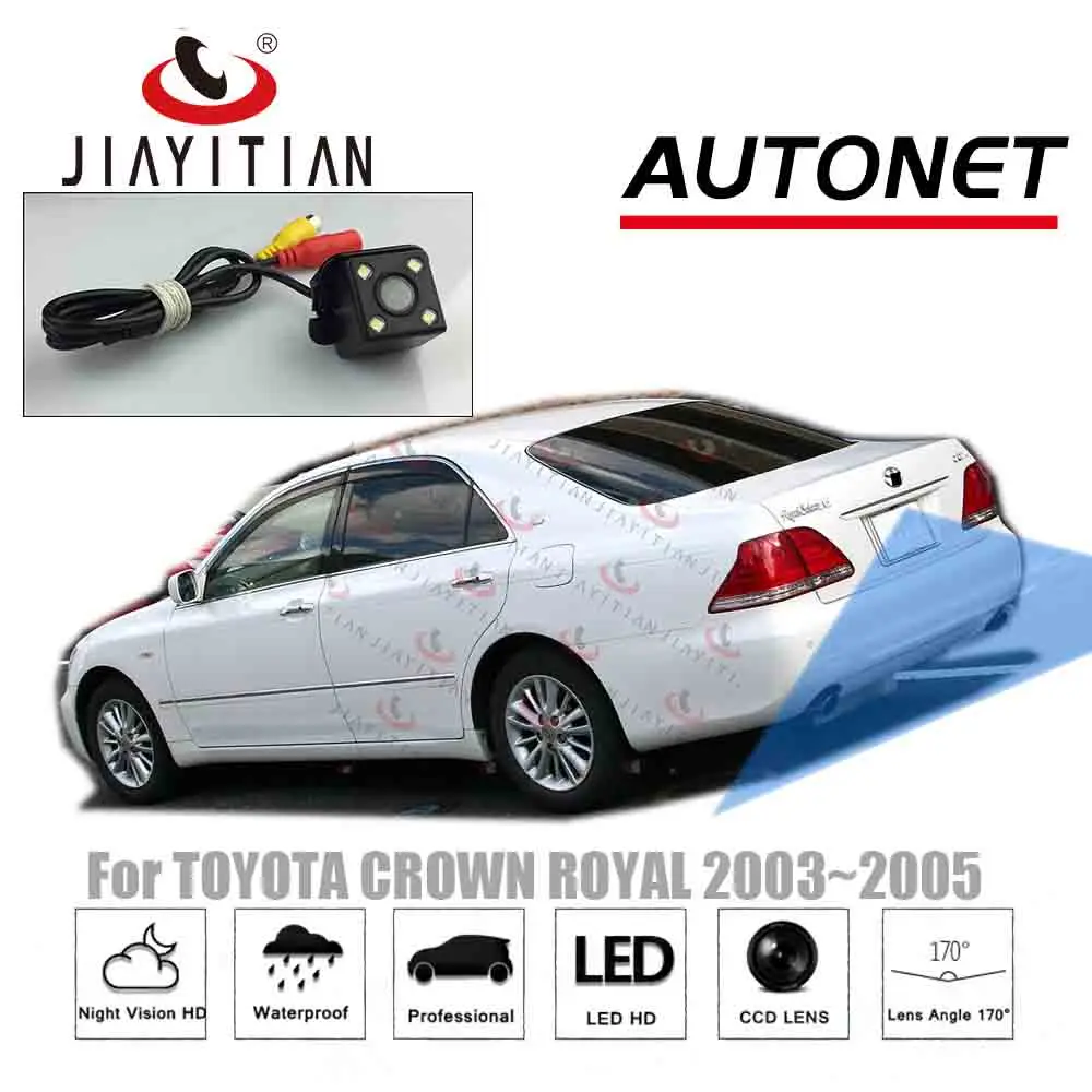 

JiaYiTian Camera For toyota CROWN ROYAL SALOON S180 2003 2004 2005 2006 2007 CCD backup Camera reserved hole camera Reverse CAM