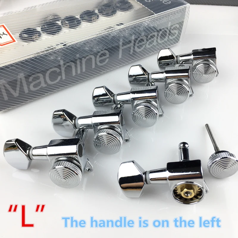 New Black Guitar Locking Tuners Electric Guitar Machine Heads Tuners JN-07SP Lock Tuning Pegs ( With packaging )