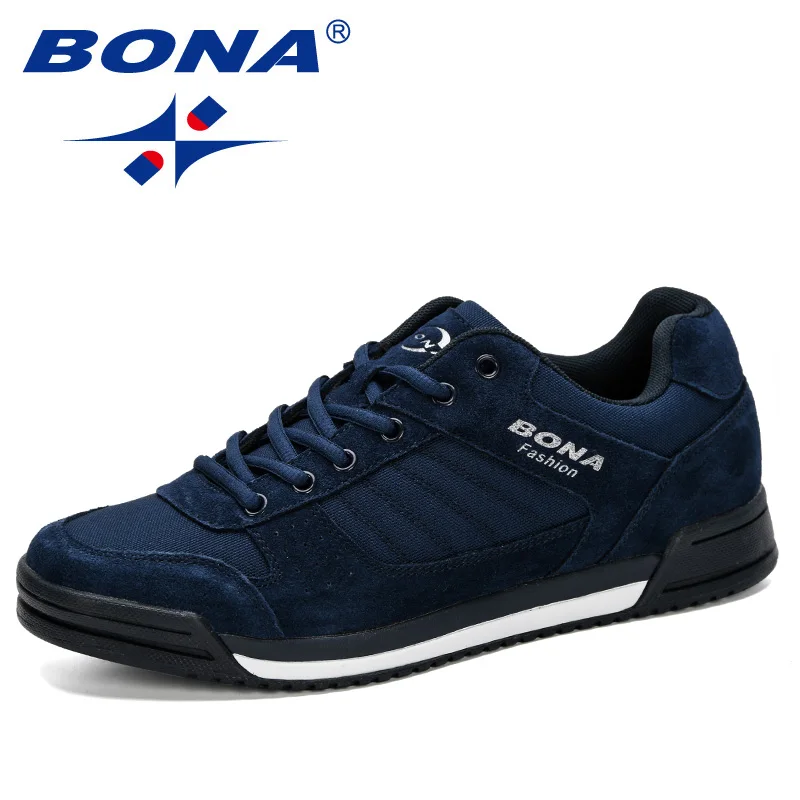 BONA Men Skateboarding Shoes Unisex Sport Sneakers Male Trainers Breathable Basket Shoes Zapatillas Mujer Chaussures Homme