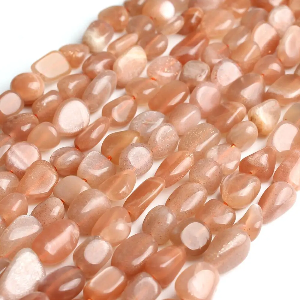 8-10mm Irregular Natural Apatite Morganite Aquamarina Stone Beads for Jewelry Making DIY Bracelet 15\'\' strand