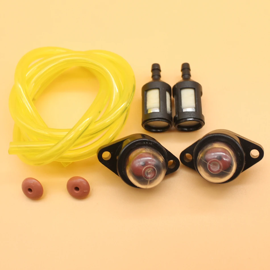 Filter Saluran Bahan Bakar Primer Bulb Tune Up Perawatan Kit Fit Poulan 2055 2075 2150 2155 2175 2250 2350 Gergaji 530071835