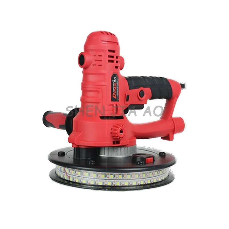 Dustless wall sander DF-180B double row lamp tape wall polishing machine surface putty grinding polishing machine 220V 800W