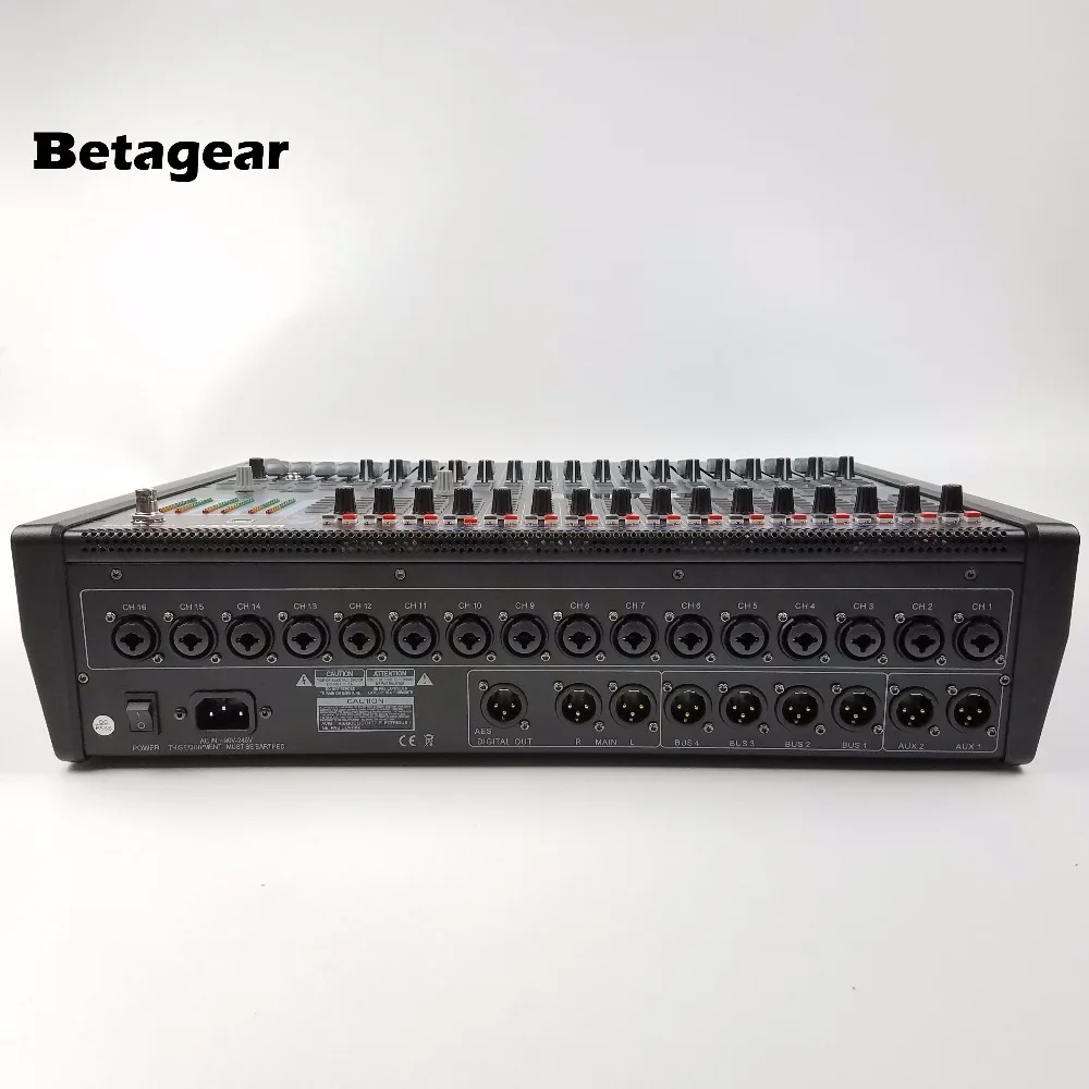 Betagear Digital Mixer Audio DGM1640 16-channel profissional audio mixer Built-in 100 kind DSP effect 19\