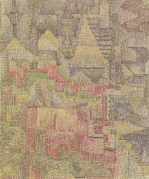 High quality Oil painting Canvas Reproductions Castle Garden (1931) by Paul Klee  Painting hand painted