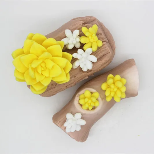 4 pieces of hand-made soap die cake mould