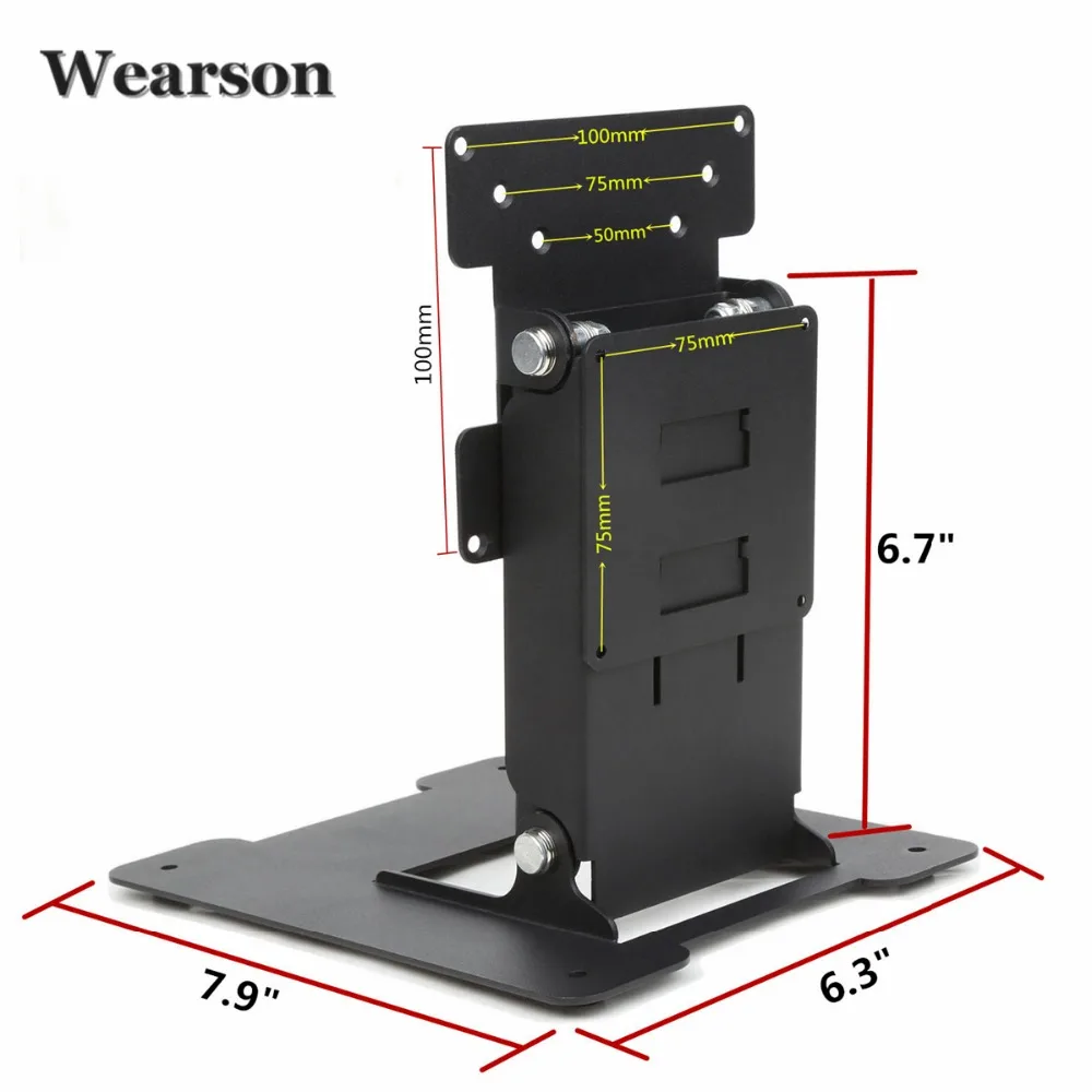 Wearson Touch LCD Monitor&All In One PC Stand All Metal Holder Sturdy With VESA Hole 75x75mm&100x100mm