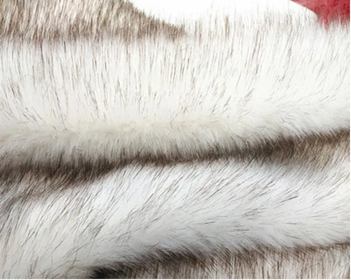 Wholesale high-grade faux-fur-fabric,pile 3.5cm Dye tip fox fur,fur blanket faux fur photo prop,10color available,170cm*50cm/pcs