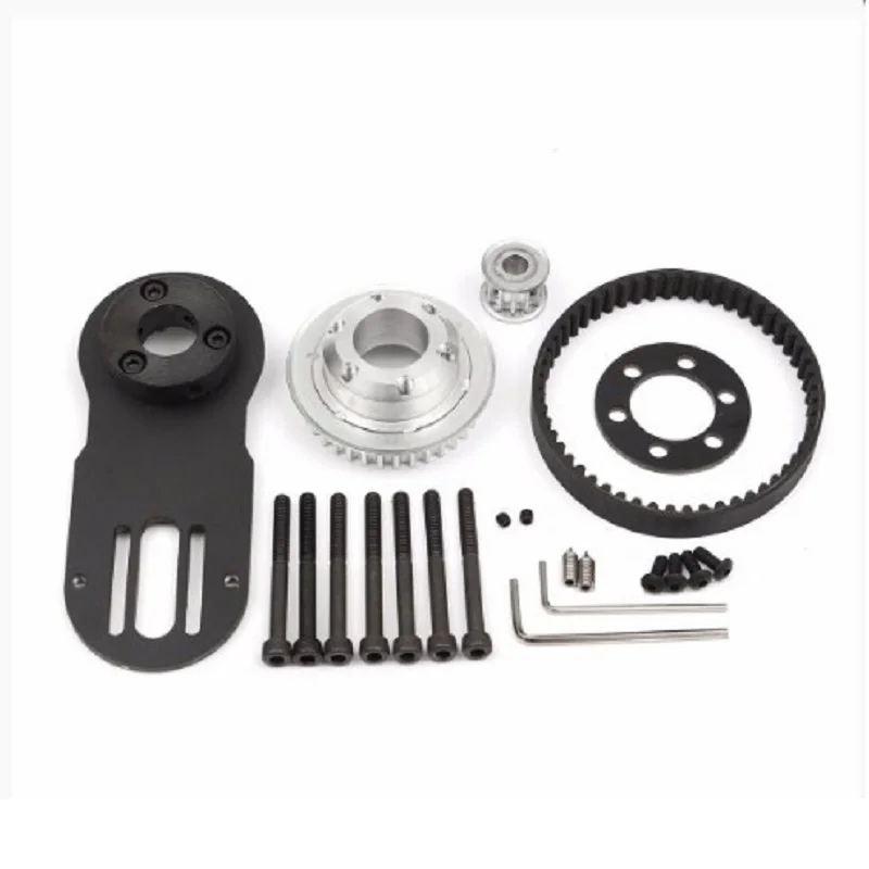 New Arrival 83mm 90mm 97mm Electrical Skateboard 1800W Motor 5M Gear 270mm Belts Kit And Motor Mount Parts Riserpad