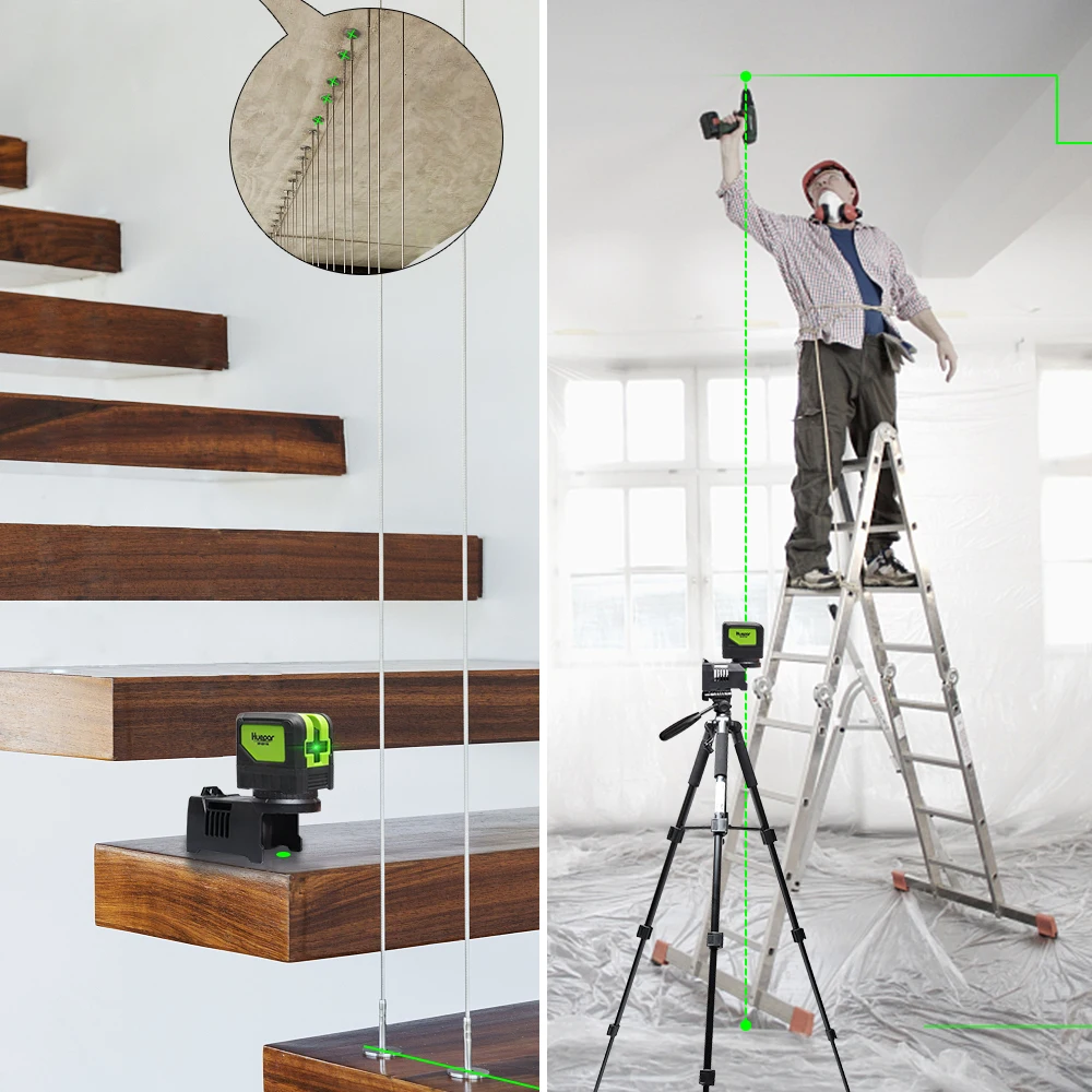 Huepar PV5 Multifunctional Four Magnets Magnetic Bracket Laser Level Adapter Fully Adjustable Pivoting Base to 360 Degree Holder