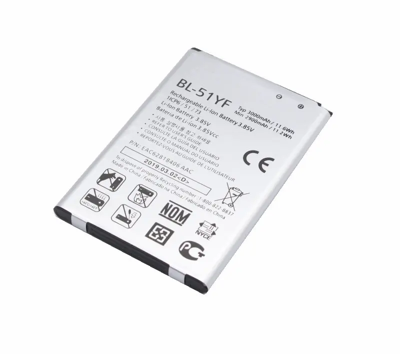 Ciszean 1x 3000mAh BL-51YF Replacement  Battery For LG G4 BL-51YH H815 H811 H810 VS986 VS999 US991 LS991 F500 G Stylo F500 F500S