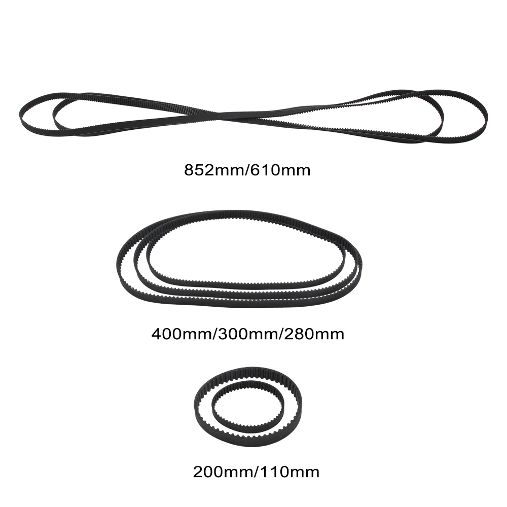 GT2 Closed Loop Timing Belt Rubber 2GT 6mm 110 188 200 280 300 400 610 852 mm Belts For Voron Ender 3 3D Printers Parts