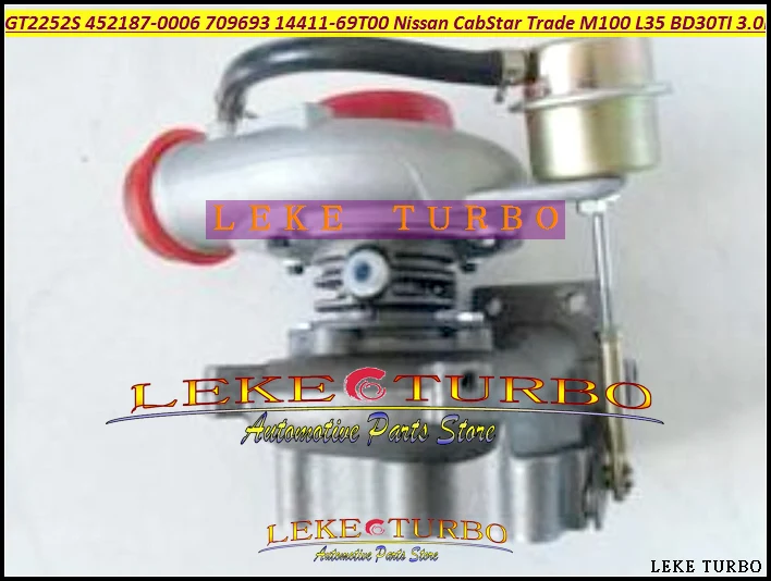 GT2252S 452187 709693 452187-0001 452187-0003 452187-0005 14411-69T60 1441169T60 Turbo For Nissan CabStar BUS BD30 BD30TI 3.0L