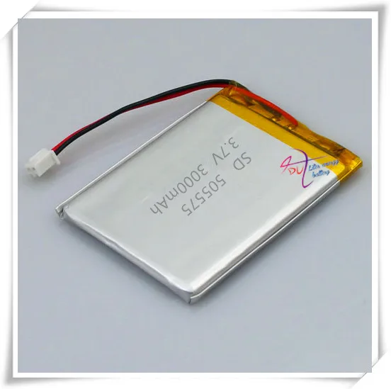 XHR-2P 2.54 505575 mobile power in 3000mAh 515573 3.7V lithium polymer battery with protection board