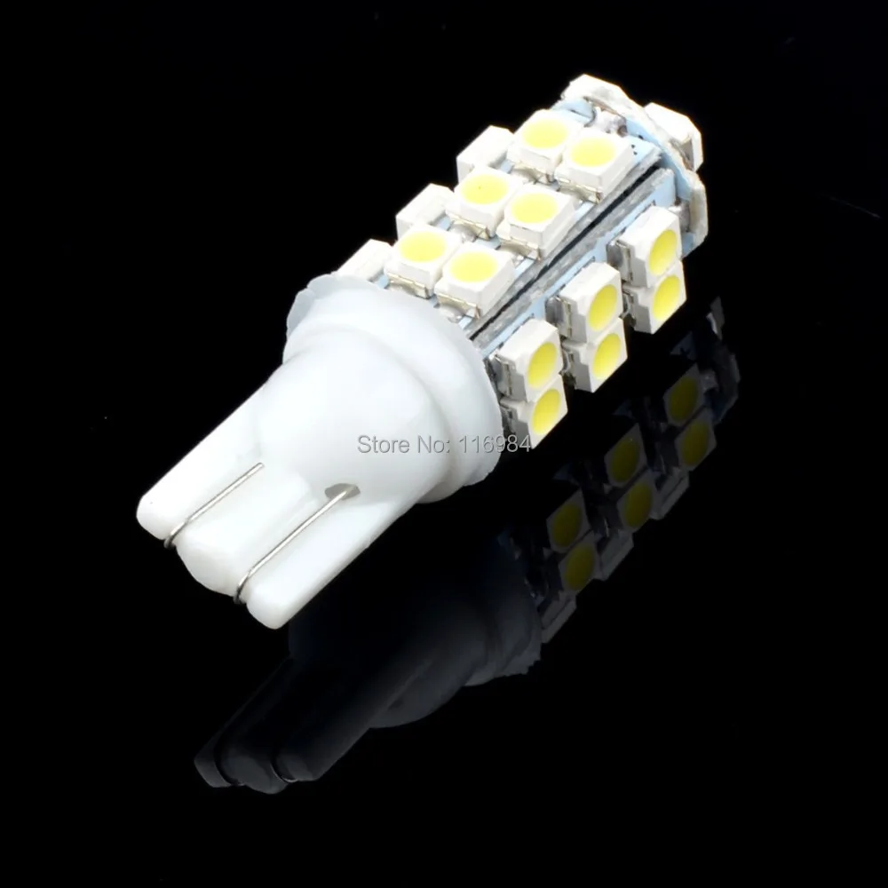 2pcs/Lot x White T10 28 SMD LED 168 194 W5W Wedge lamp DC12V for Car Light