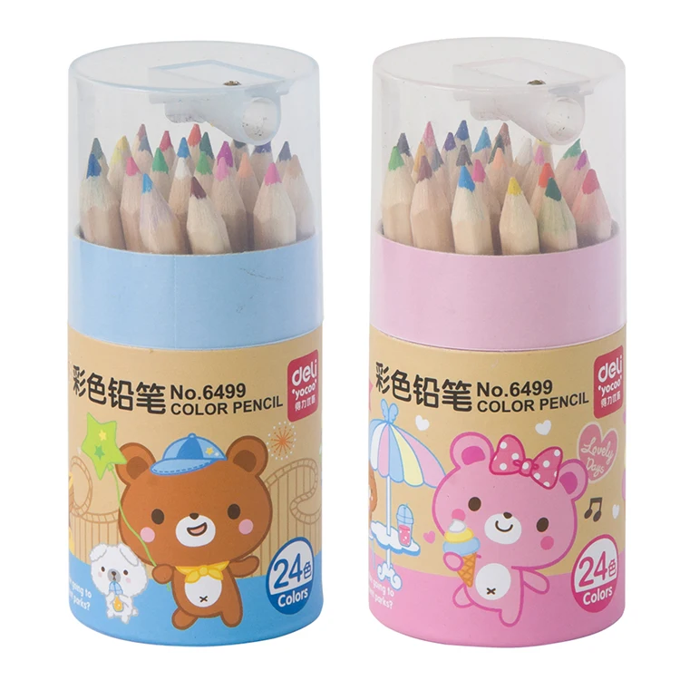 

24 PC/Box 24 Color Colorful Pencil for Children Drawing, Painting and Sketching, QB00012