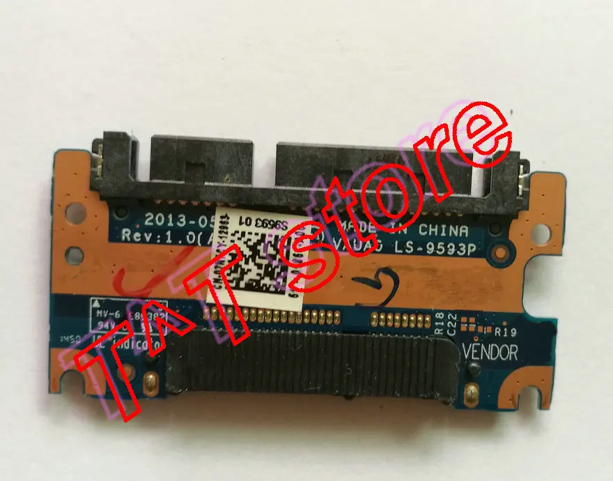 original E7440 SATA Hard Drive Connector Board 7NFCY LS-9593P test good free shipping