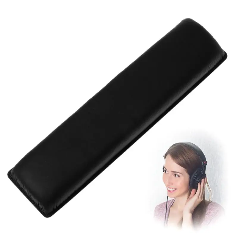 Replacement Headband Cushion Pad Soft Artificial Leather Foam Sponge Headband Cushion for Sennheiser HD201 Headphone