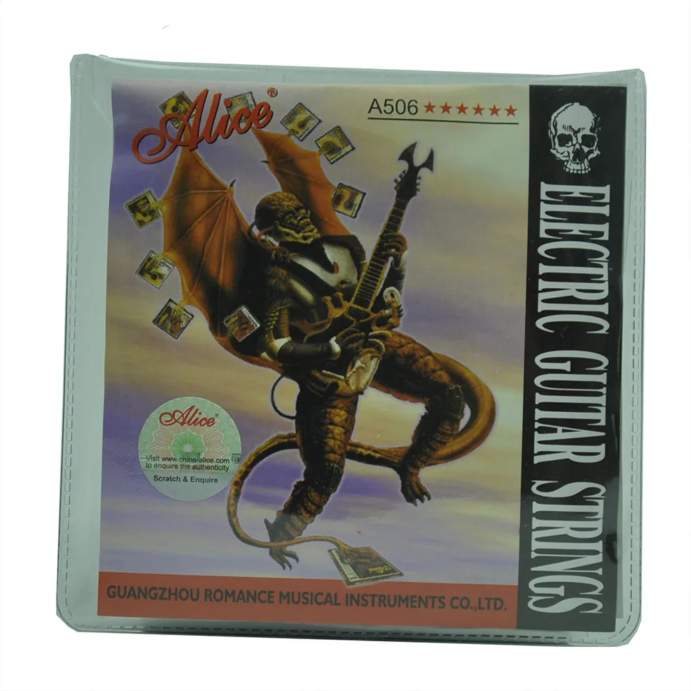 10 Sets Alice A506 Electric Guitar Strings 6-string Set Plated Steel / Steel Core Nickel Alloy Winding