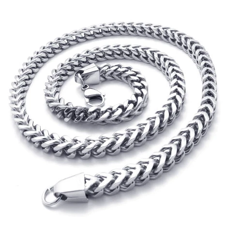 24 inch  Stainless Steel 6mm Figaro Chain Necklace High quality wholesale price for Men Gifts