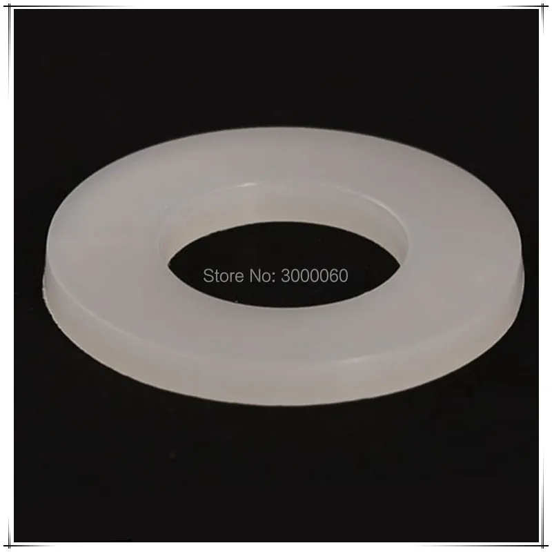 100pcs M20*36mm*3mm White Nylon Hardened Plastic Insulation Flat Washers - Large Size Rondelle Arandelas De Plástico