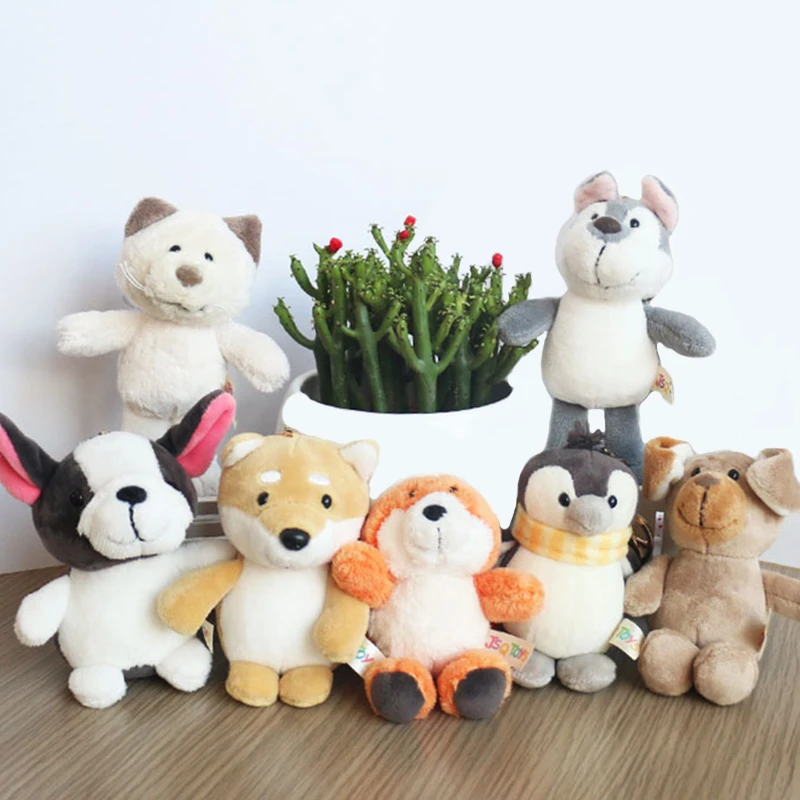 Cute 15cm Cartoon Animal Plush Keychain - Assorted - Image 4
